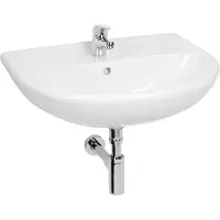 Jika Lyra plus - Fontein 550x450 cm, met overloop, kraangat, wit H8143820001041