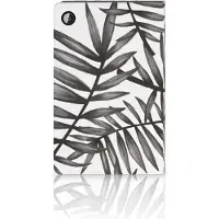 B2Ctelecom Samsung Galaxy Tab A8 2021/2022 Tablet Cover Leaves Grey