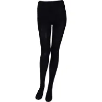 Sarcia.eu Zwarte panty met reliëfpatroon / S-M