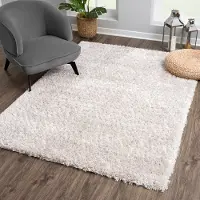 Muratap Porto soft fluffy vloerkleed hoogpolig effen licht 160x230 cm