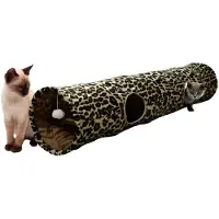 Flamingo Leopard Katten Tunnel