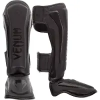 Venum Elite Standup Shinguards - Matte Black