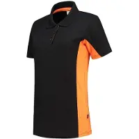 Tricorp 202003 Poloshirt Bicolor Dames Zwart/Oranje maat XXL dames