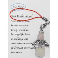 Een Wens Kleine Halfedelstenen Beschermengel Rozenkwarts