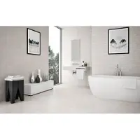 Jabo Neutra wandtegel cream 30x90 gerectificeerd