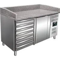 Saro Pizzawerkbank Saro, 1 deurs 7 lades, 152(B)x103(H)x80(D), 230V/230W