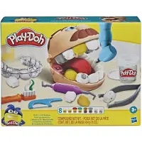 Play-Doh Top Tandarts Speelset - Boetseerklei - 8 potjes - Knutselen voor kinderen