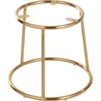 J-Line Frame Lage Kruk Metaal Goud