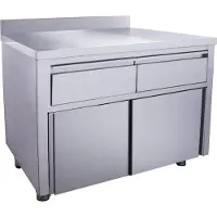 Saro Schuifdeurkast - 2 Lades 1200x700mm Met Opstand, 700-2305