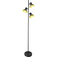 LumenXL Industriële vloerlamp met 3 spots - Bailey