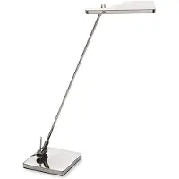 LEDS-C4 LED-bureaulamp Elva, chroom / zilver, Werkkamer / Kantoor, metaal, Modern, LED bureaulamp