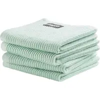 DDDDD vaatdoek Basic pastel groen 4st groen Katoen Schoonmaakdoek
