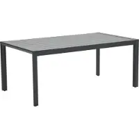 Garden Impressions Gosford dining tuintafel 180x100cm carbon black