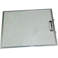 Bauknecht metalen filter, artikelnummer 481948048172, afmetingen 305x266x22 mm