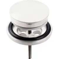 Clou Mini Wash Me plug, met afdekkap, niet afsluitbaar, mat wit
