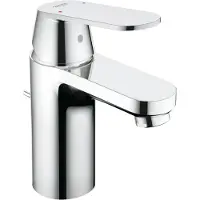 GROHE Eurosmart Cosmopolitan Wastafelkraan - Lage uitloop - Met trek-waste - Chroom - Waterbesparend