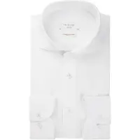 Profuomo Hemd Japanese Knitted Wit