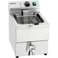 Bartscher Enkel Losstaand Frituurpan 8 Liter met aftapkraan | 29(b) x 55(d) x 41(h) cm