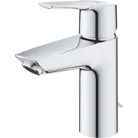 GROHE Start Wastafelkraan - Waterbesparend - Inclusief Waste met Ketting - Chroom