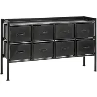 Nordal Portland metalen kast met 8 lades 116x31x66cm