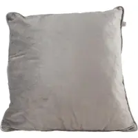 Dutch decor FINN - Sierkussen 45x45 cm - velvet - effen kleur - taupe - Inclusief binnenkussen