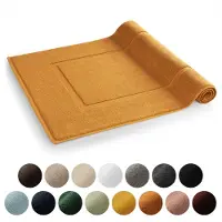 Blumtal Badmat - Zachte en Absorberende douchemat - 50 x 80 cm - Pumpkin Spice - Oranje