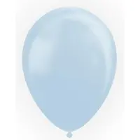 Wefiesta Pearl Light Blue ballonnen | 25 stuks