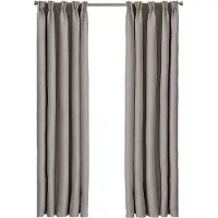 Larson Premium - Premium gordijn - Luxury home edition - Met haken - 1.5m x 2.7m - Lichtgrijs