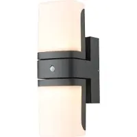 LumenXL Verstelbare wandlamp Bobby met sensor - zwart