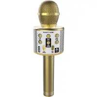 IDance bluetooth party microfoon goud