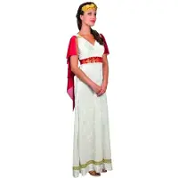 Boland Kostuum Liva Dames Polyester Rood/wit 3-delig