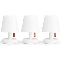 Fatboy Edison the Mini - 3 Kleine Witte Tafellampjes - Oplaadbare Bedlampjes - Slaapkamer lamp nachtkastje - Draadloos