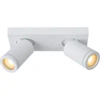 Lucide Taylor plafondlamp 2 spots 5W wit