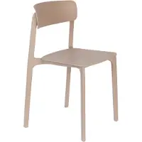 White Label Stoel Clive Light Brown