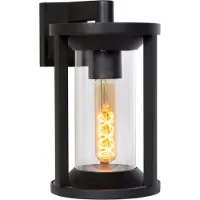 Lucide CADIX - Wandlamp Binnen/Buiten - 1xE27 - IP65 - Zwart
