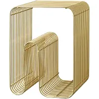 AYTM Curve stoel messing