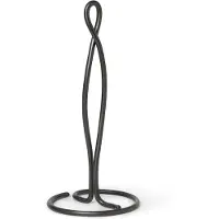Ferm Living Keukenrolhouder Curvature Black Brass
