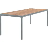 Houe Tuintafel Four Table Bamboo Dark Grey 90x210 cm