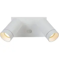 Lucide Taylor LED dubbele wandspot 50W 18x15cm wit