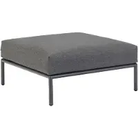 Houe Voetenbank Level 2 Ottoman Dark grey