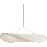 New Works Design hanglamp Tense, dimbaar, wit / opaal, Keuken, Kunststof, Design, hanglamp