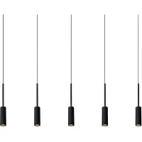 Lucide TUBULE - Hanglamp - LED - 5x7W 2700K - Zwart