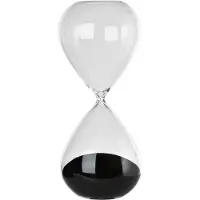 Pols Potten Ball zandloper L 38 cm Zwart