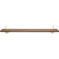 AYTM Aedes Plank Walnut | Gold | Large: 80 cm