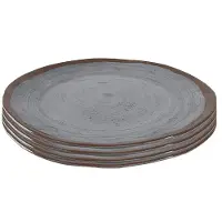 Bo Camp - Ontbijtbord - Halo - 4 Stuks - Melamine - Grijs