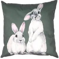 Clayre & Eef Groene Kussenhoes 45*45 cm KT021.296