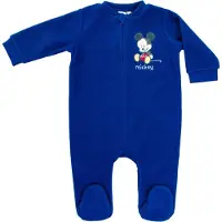 Disney Mickey Mouse Boxpak - Geborduurd - Fleece - Navy - Maat 56/62 (3 maanden / 60 cm)