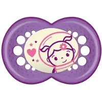 Mam Baby Dummy Original Night 16+ Silicone Pink