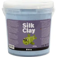 Silk Clay , neon blauw, 650 gr