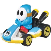 Hot Wheels Mario Kart Voertuig - Shy Guy Lichtblauw